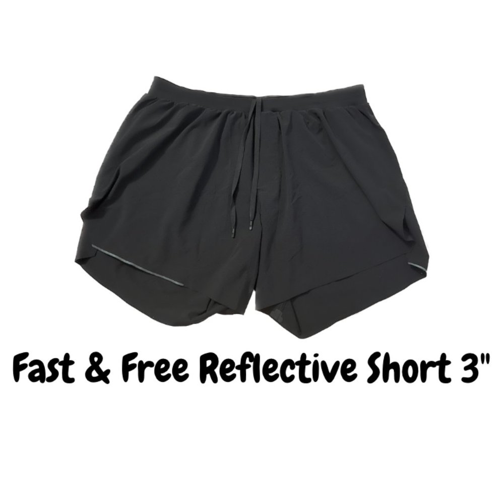 Lululemon Fast and Free Reflective Short 3"